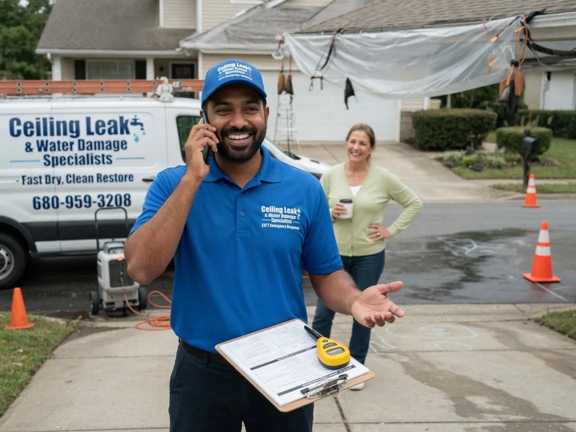 Ceiling Leak Cleanup Onslow, IA FAQs